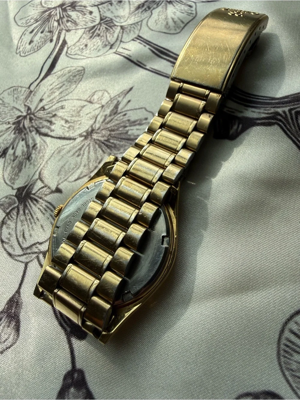 Vintage 1984 Seiko SQ Daydate Presidential 6923 34mm Quartz Watch